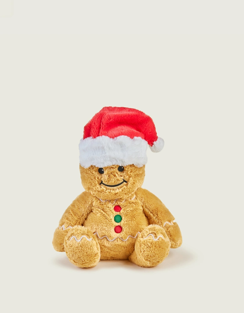 Plush Gingerbread Man Microwavable