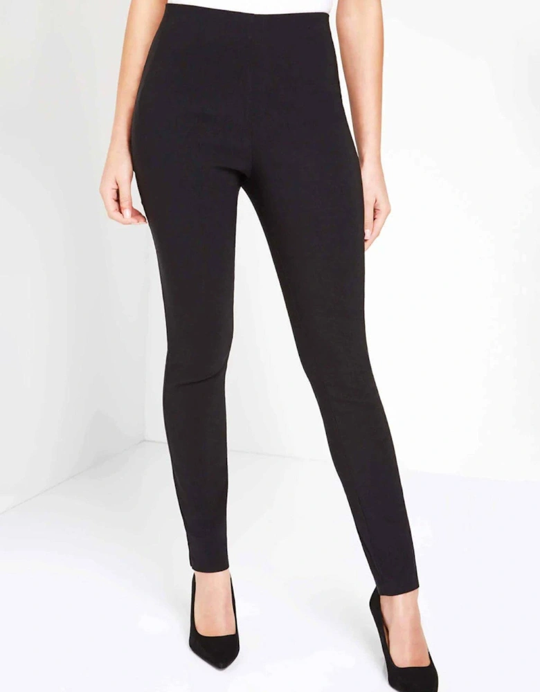 Full Length Stretch Trousers - Black