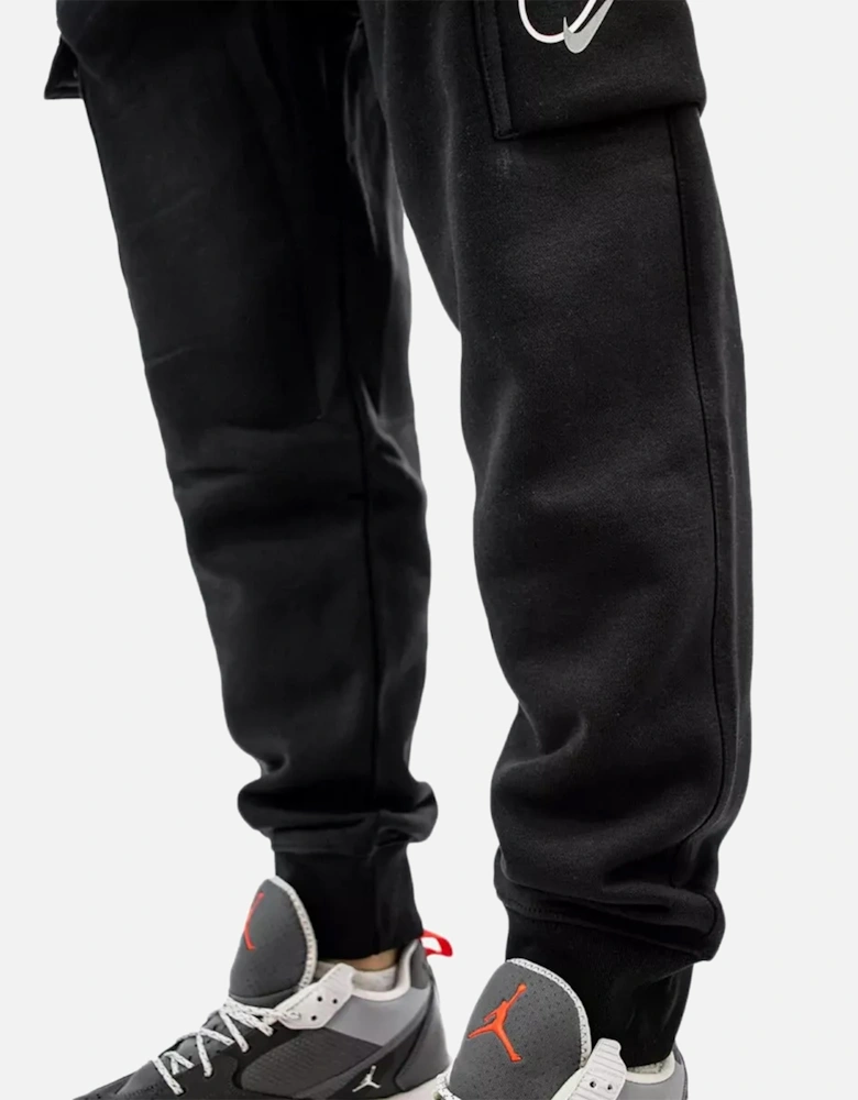 DQ3946 Mens Tracksuits Multi Swoosh Fleece Sweatshirt Cargo Cuffed Jogger