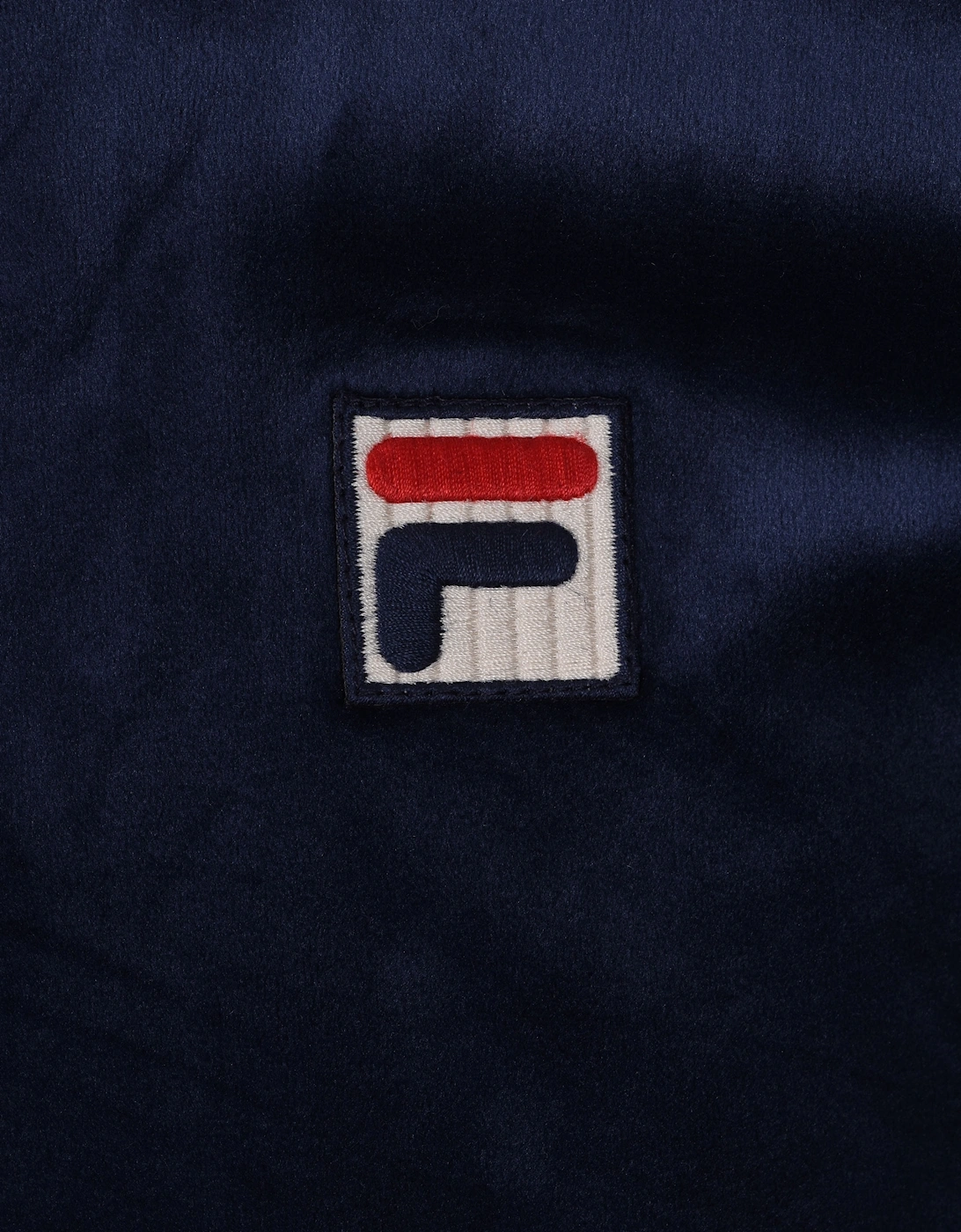 Vintage Merrick Velour Track Top Navy/Gardenia