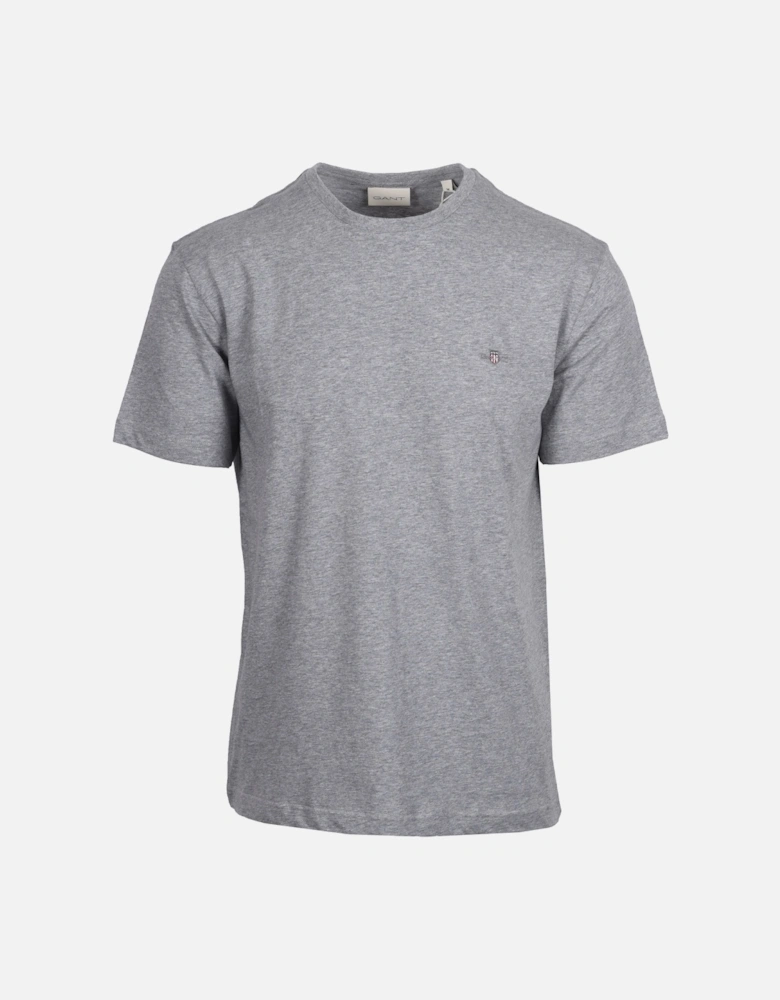 Reg Shield Ss T-shirt Grey Melange