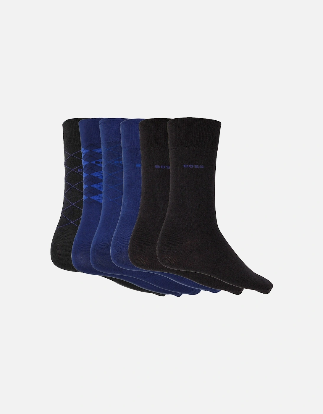 6-Pack Socks Gift Set, Navy, 9 of 8
