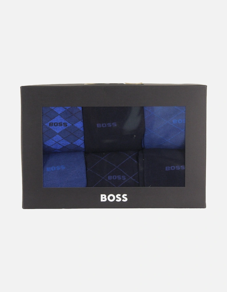 6-Pack Socks Gift Set, Navy