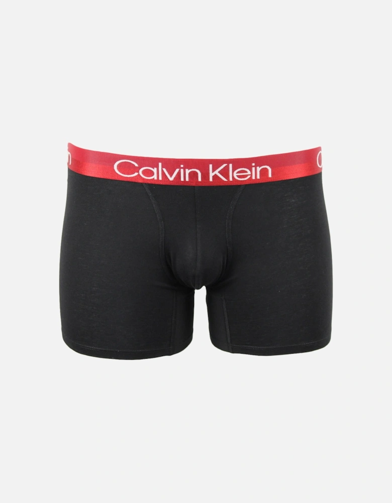 3-Pack Modern Structure Boxer Briefs, Black