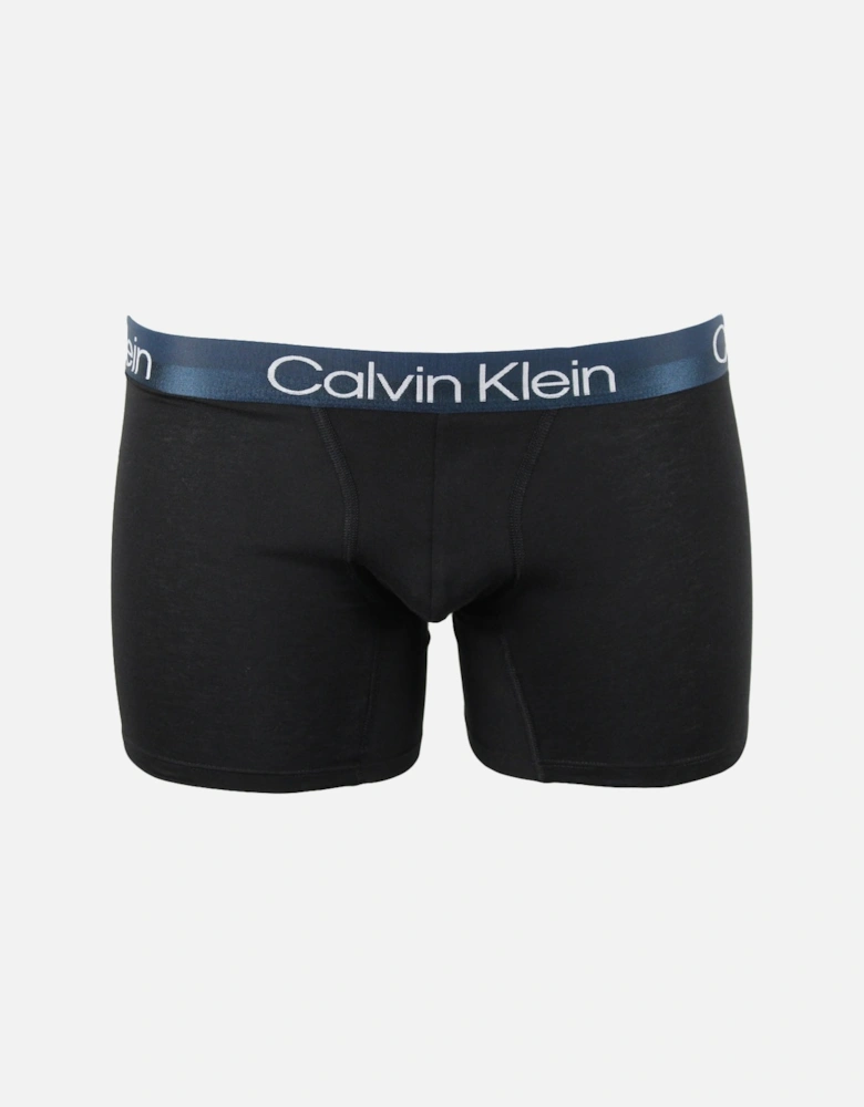 3-Pack Modern Structure Boxer Briefs, Black