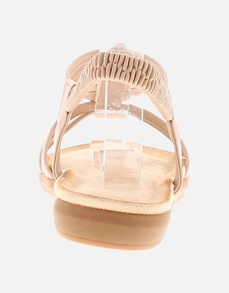 Womens Flat Sandals Shield Elasticated UK Size