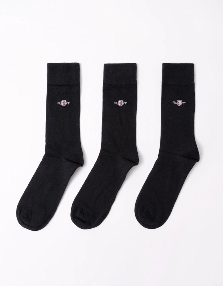 Mens Shield Logo Socks 3-Pack