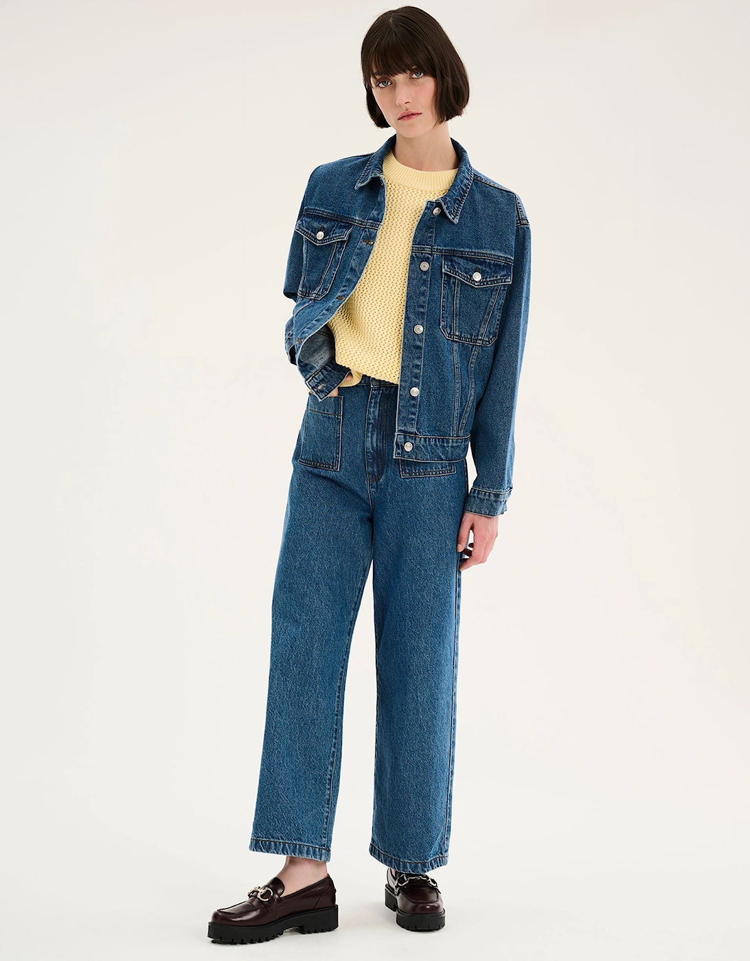 Bobbi Cotton Vest in Lemon