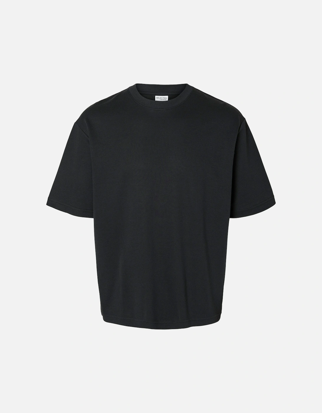 Homme Oscar Loose Short Sleeve O-neck Tee Black