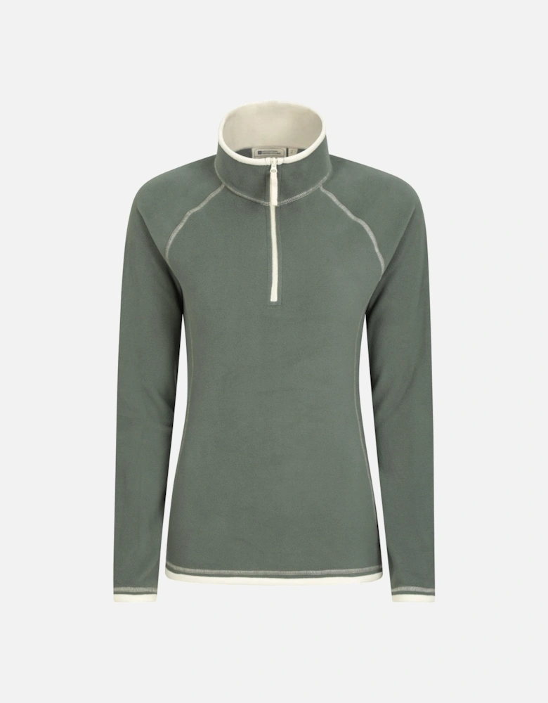 Womens/Ladies Montana Half Zip Fleece Top