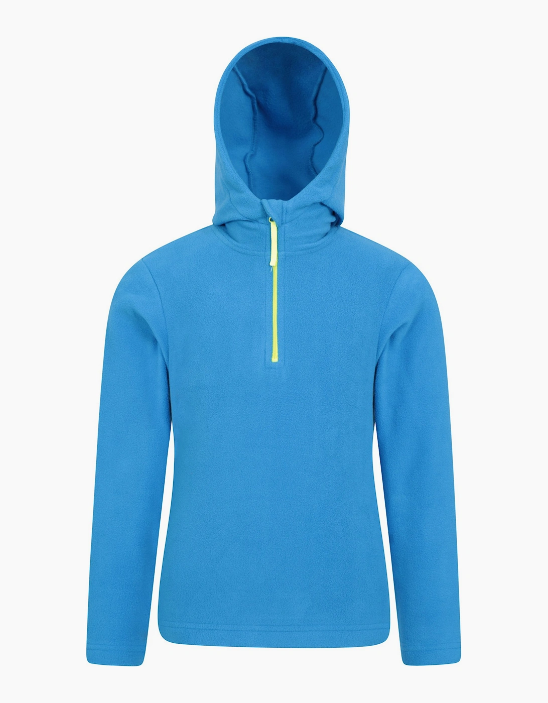 Mountain Warehouse Unisex Blue Childrens/ Camber Ii Fleece Hoodie  9 Years/10 Years Size 9-10 Years Kids