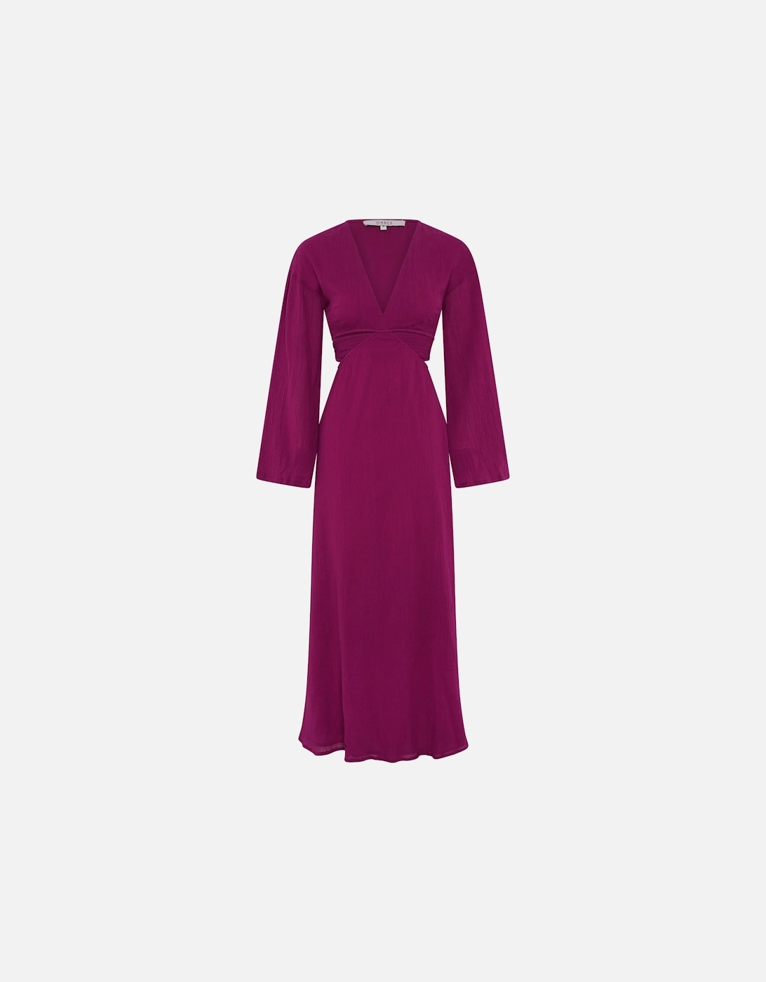 Orla Cut Out Maxi Dress in Purple