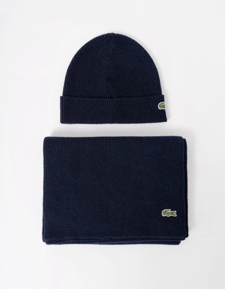 Mens Beanie and Scarf Set