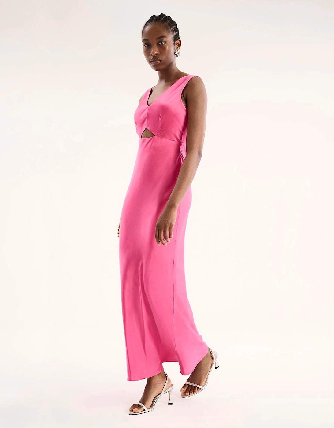Ivida Dress in Cerise
