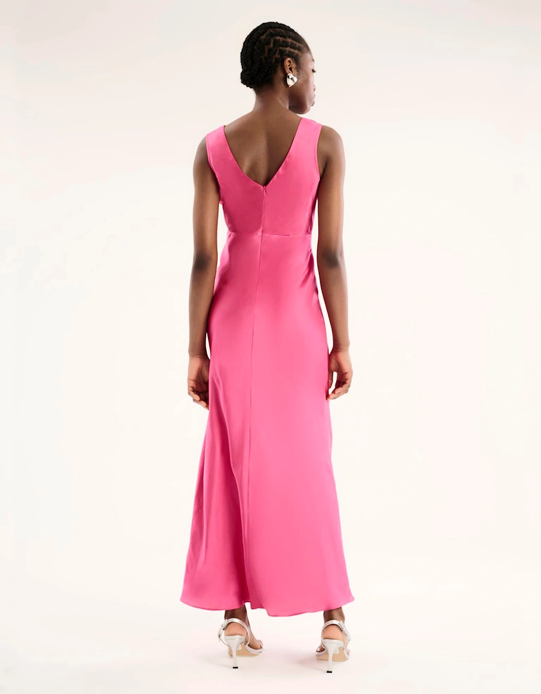 Ivida Dress in Cerise
