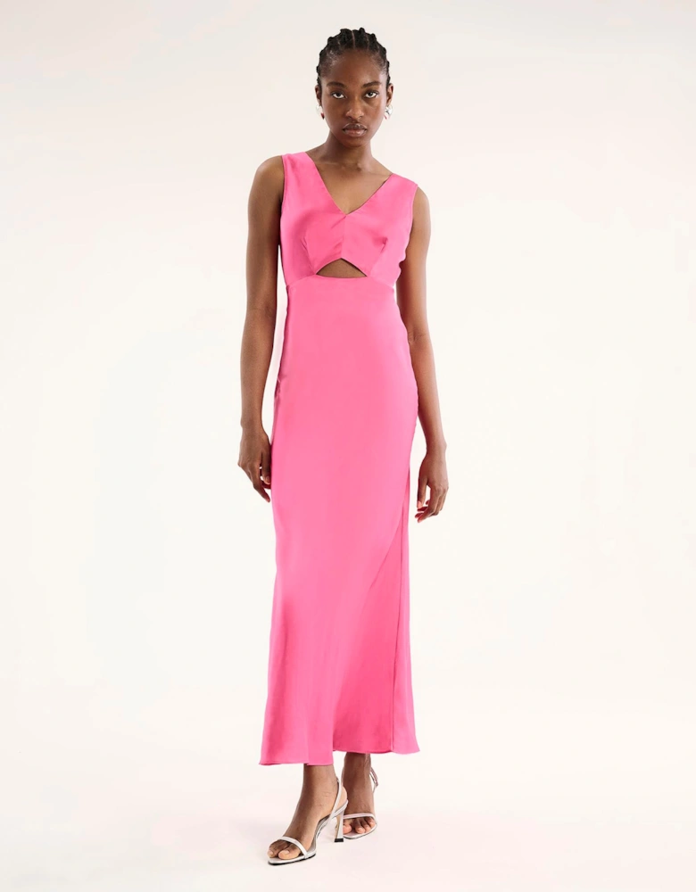 Ivida Dress in Cerise