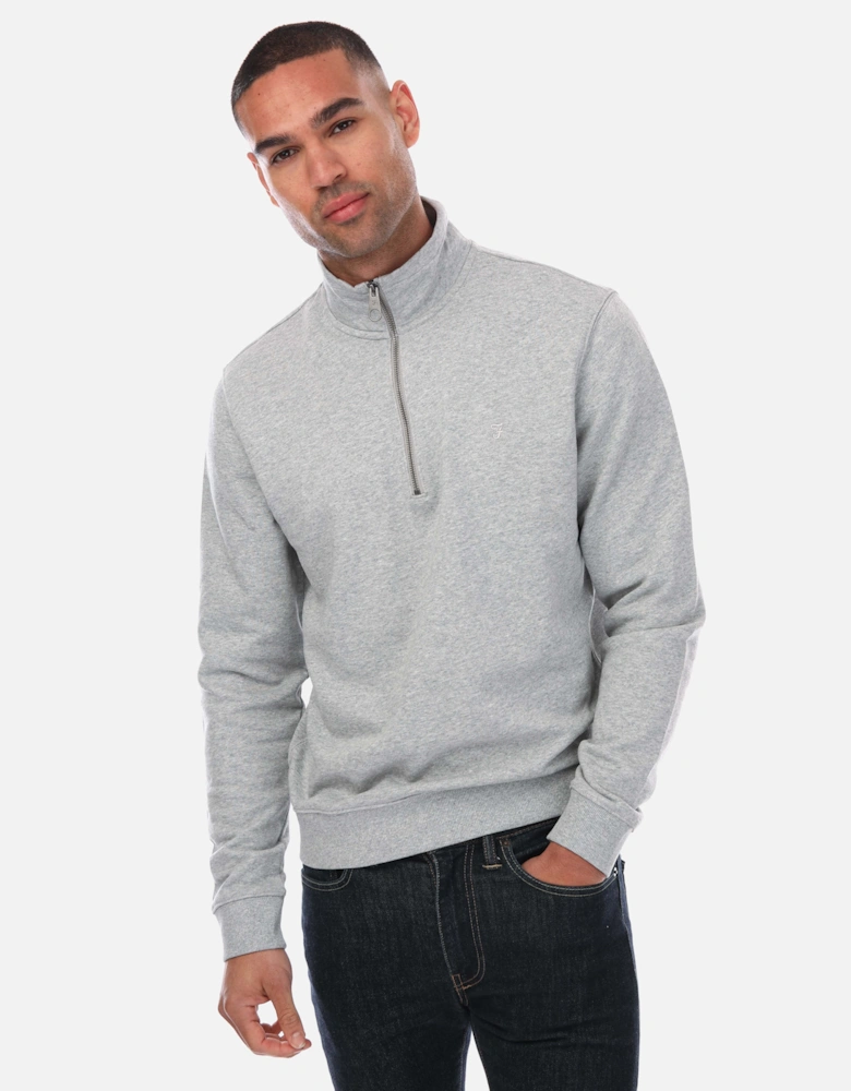 Mens Aintree Organic Half Zip Sweatshirt