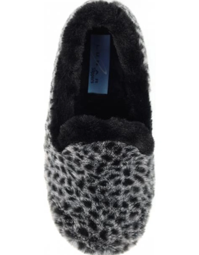 Tripoli Black Full Slipper KLA229