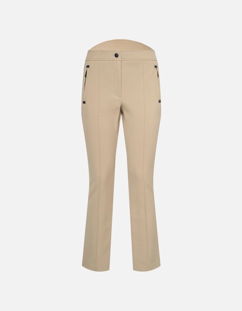 Womens Technical Ski Trousers Beige