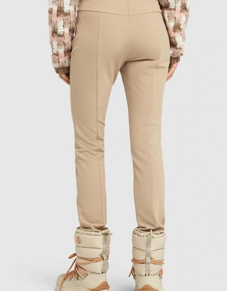 Womens Technical Ski Trousers Beige