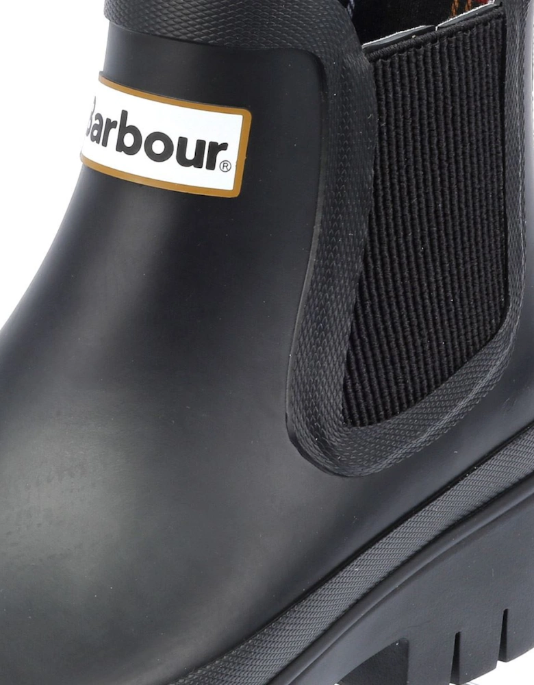 Halton Women's Black Ankle Wellington Boots