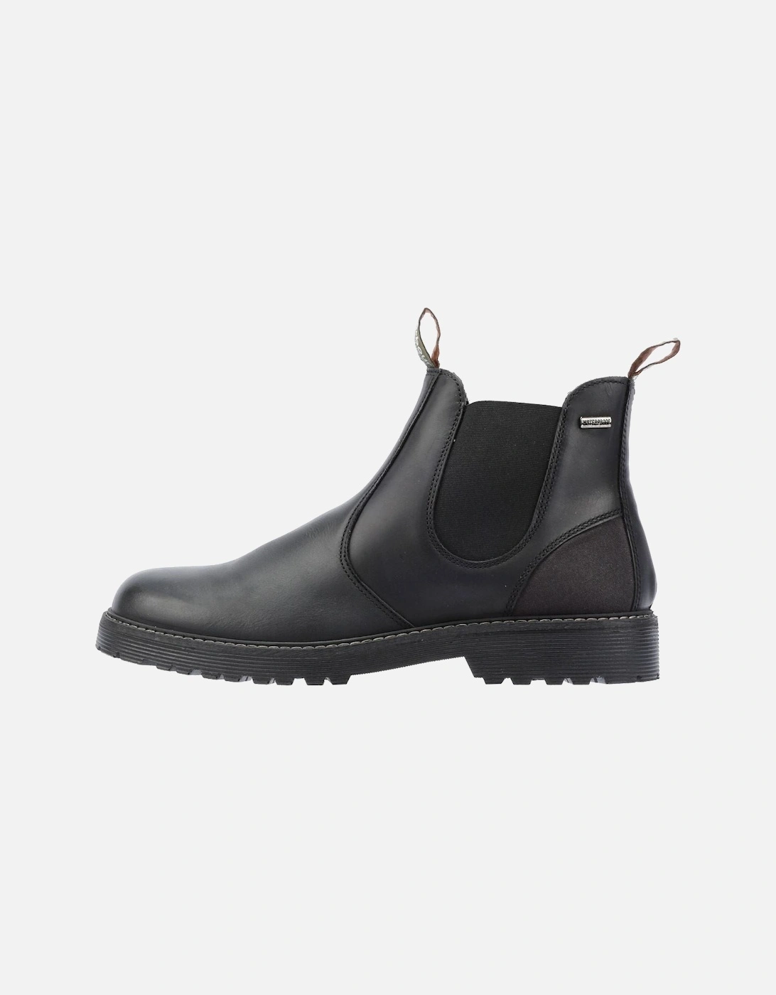 Patton Leather Men's Black Chelsea Boots