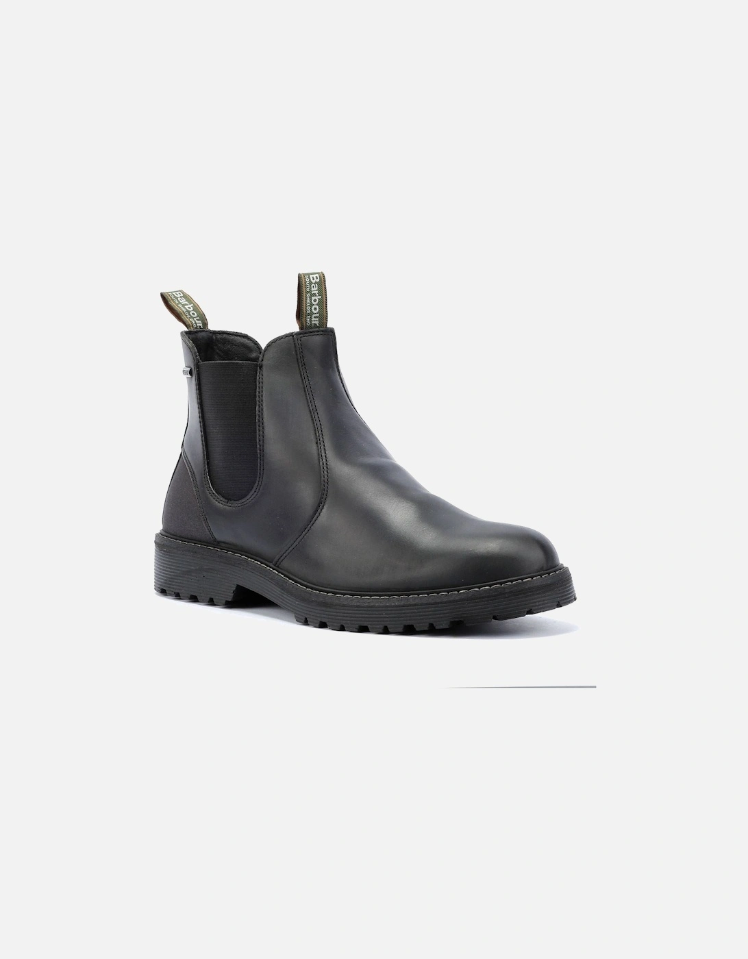 Patton Leather Men's Black Chelsea Boots