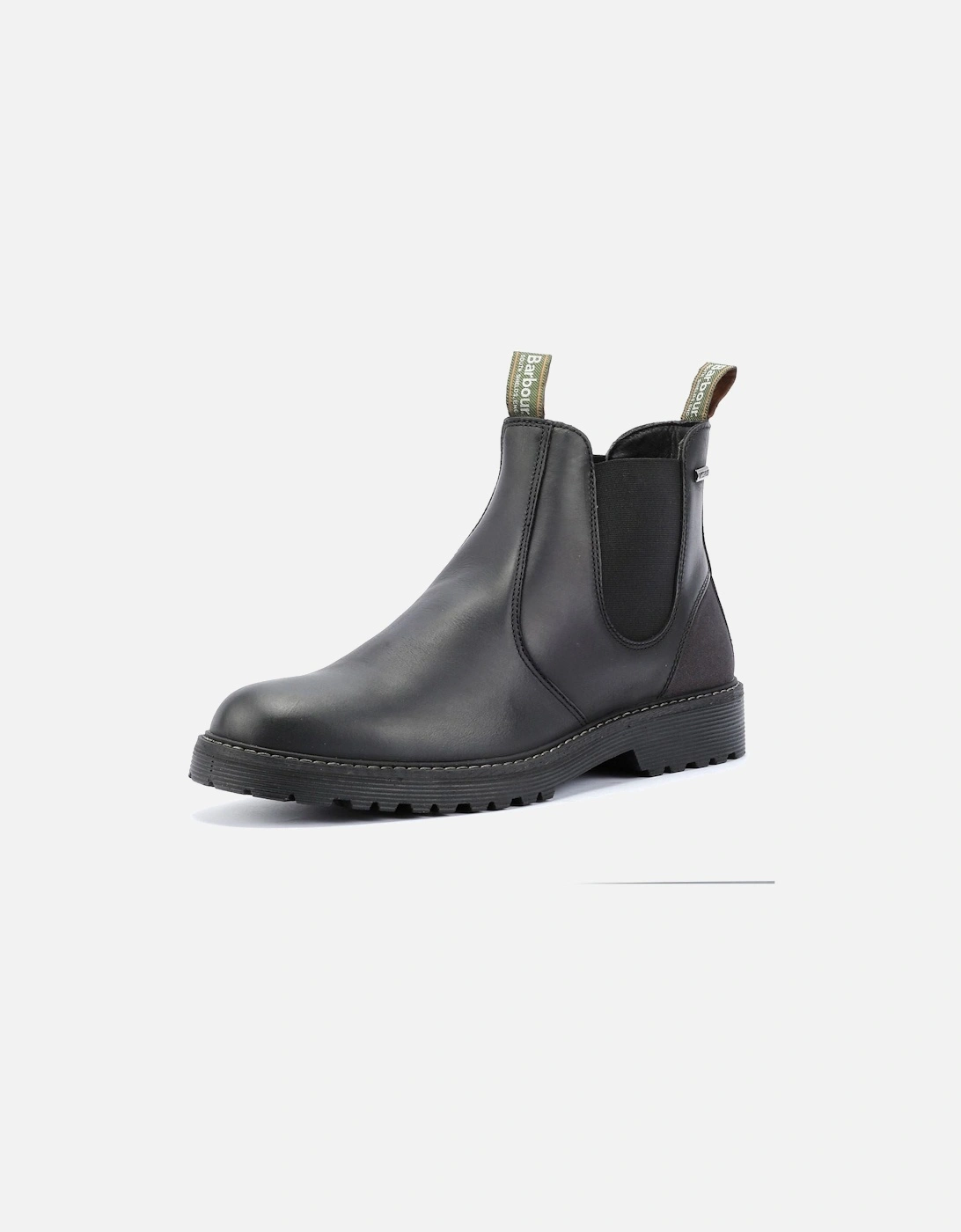 Patton Leather Men's Black Chelsea Boots