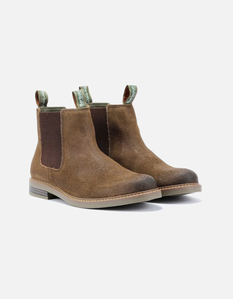 Farsley Suede Men's Khaki Chelsea Boots