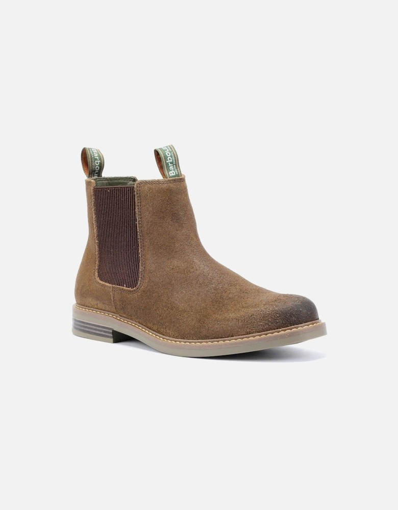 Farsley Suede Men's Khaki Chelsea Boots