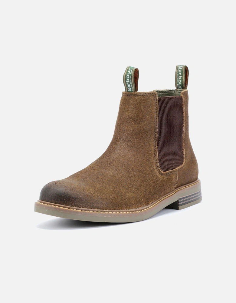 Farsley Suede Men's Khaki Chelsea Boots