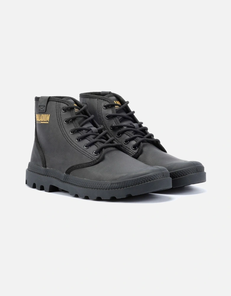 Pampa Hi Wax Canvas Black Boots