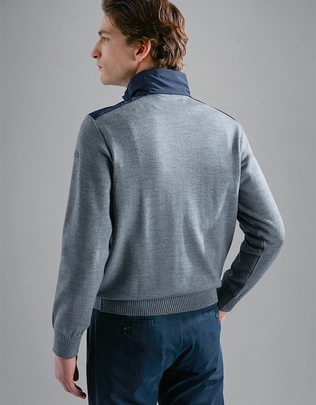 Wool Sweater with Typhoon Insert