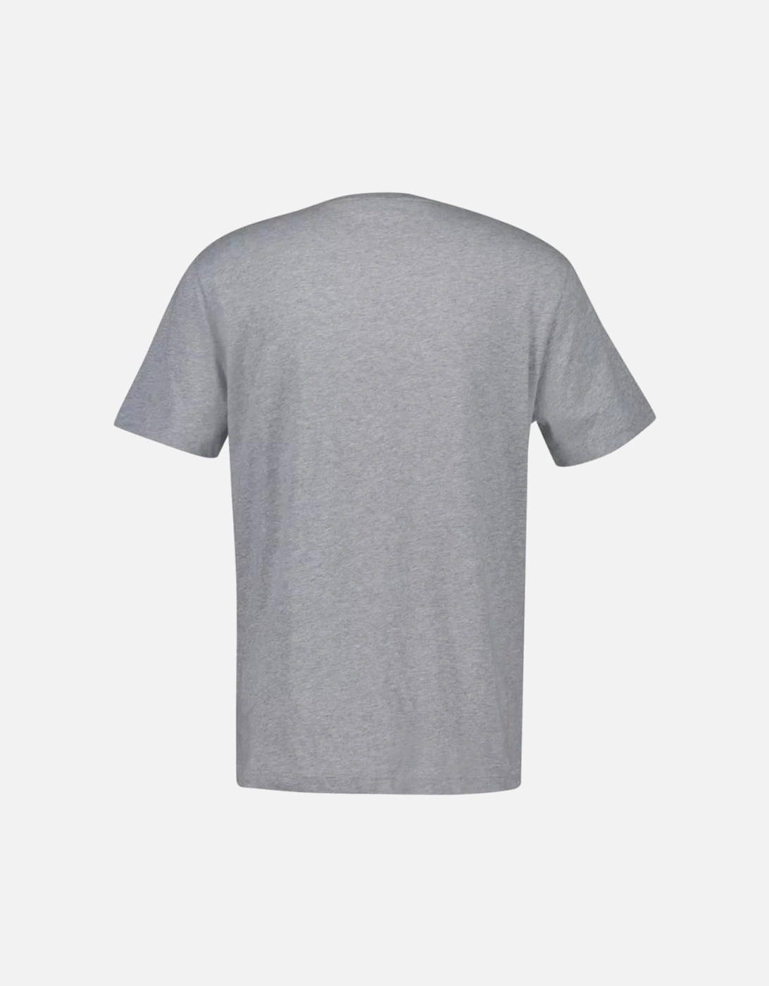 Print SS T-Shirt - Grey Melange