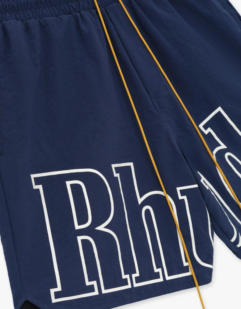 Logo Track Shorts Navy