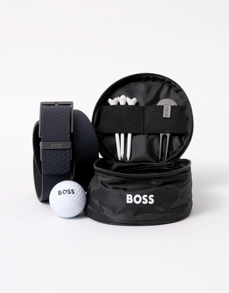 BOSS Orange Mens Reversible Belt and Golf Set