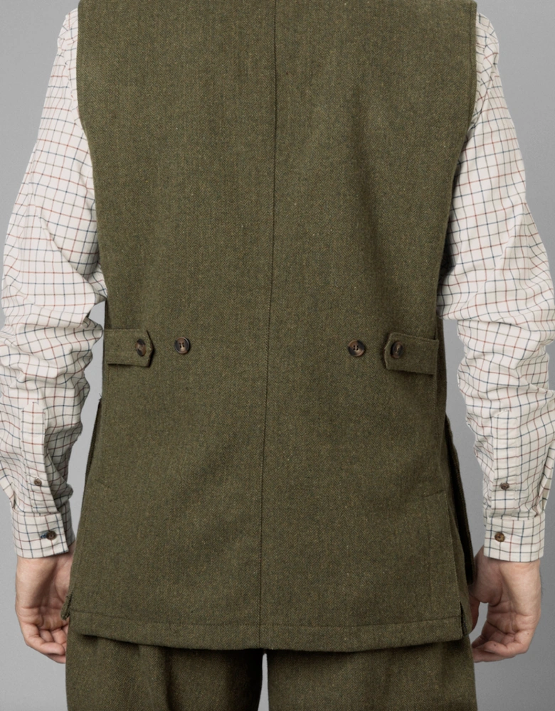 Hillside Waistcoat Moss Green