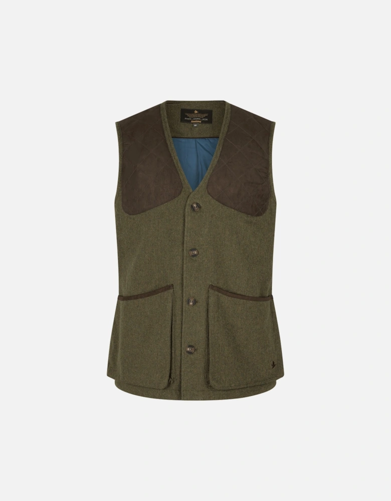 Hillside Waistcoat Moss Green