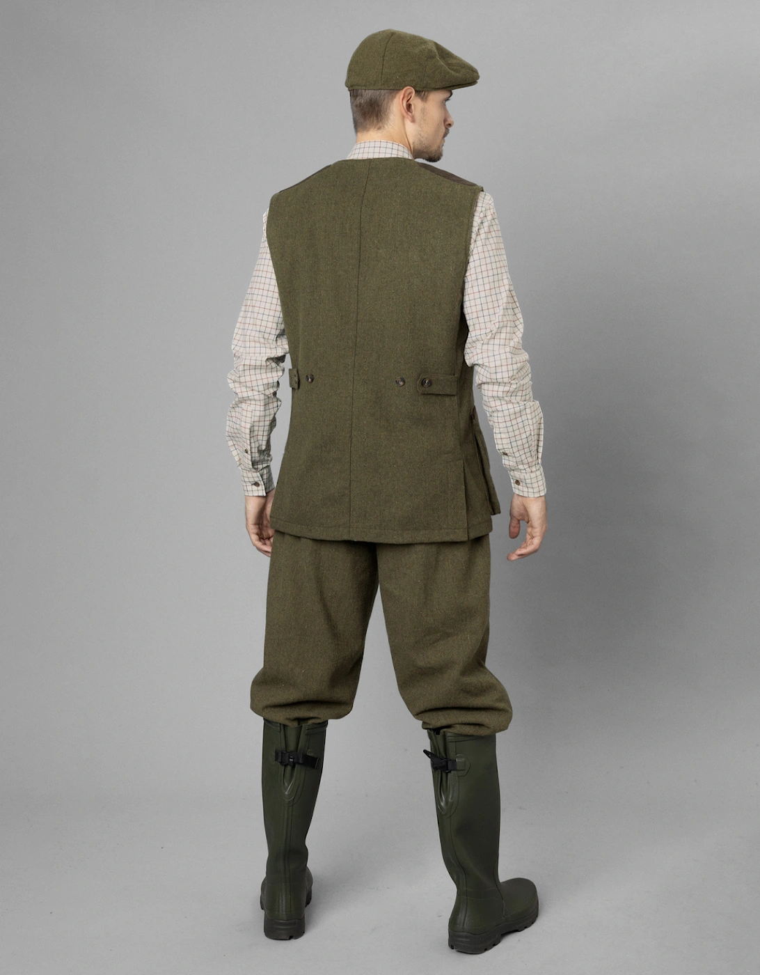 Hillside Waistcoat Moss Green