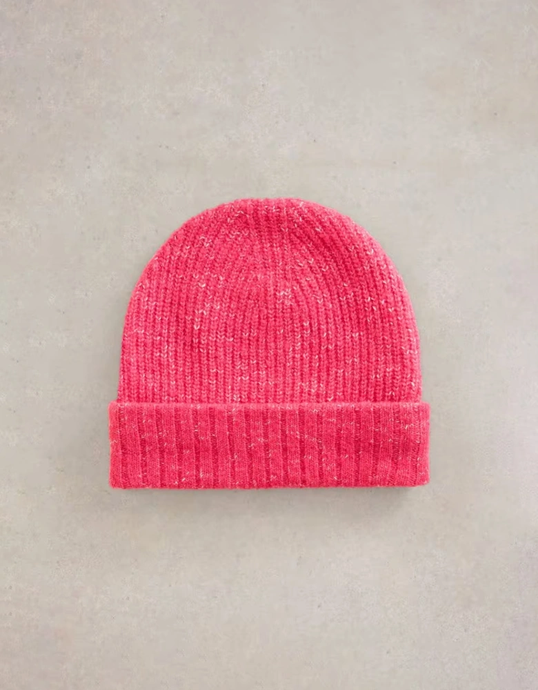 Abby Knitted Beanie Bright Pink