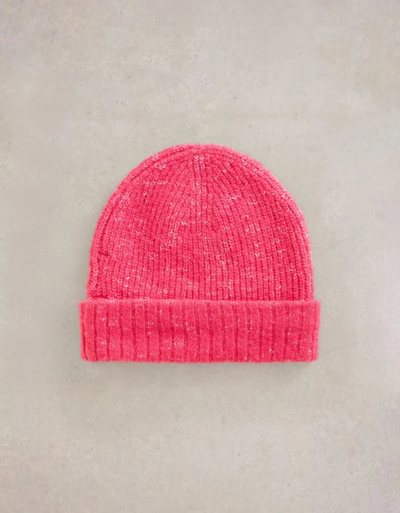 Abby Knitted Beanie Bright Pink