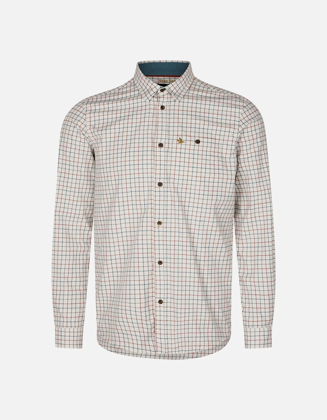 Men's Oxford Shooting Shirt Grape Leaf/Terracotta Check