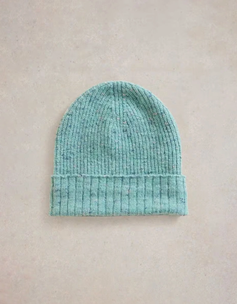 Abby Knitted Beanie Light Teal