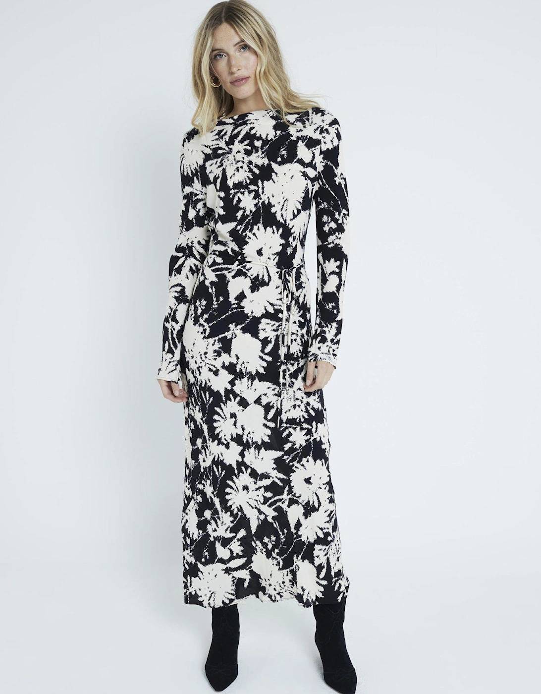 Floral Print Maxi Dress, 2 of 1