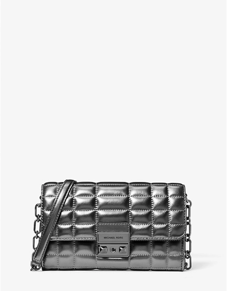 Tribeca Metallic Leather Convertible Crossbody Bag