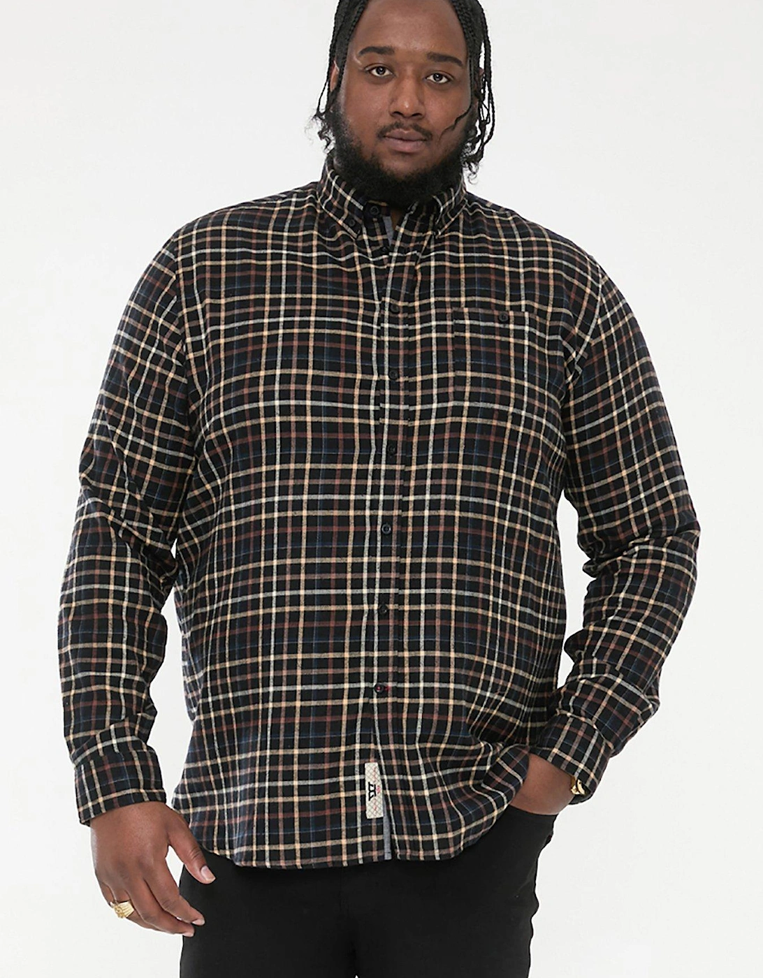 Destin Check Shirt - Tan/Black, 5 of 4