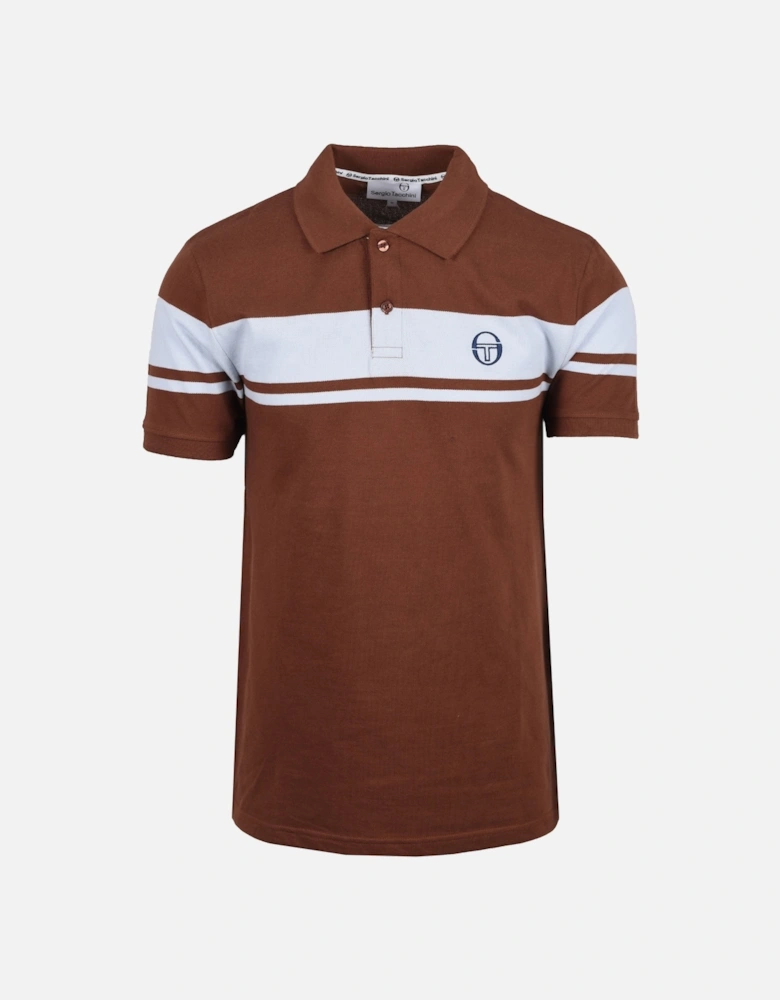 Young Line Polo Cappuccino/Celestial Blue