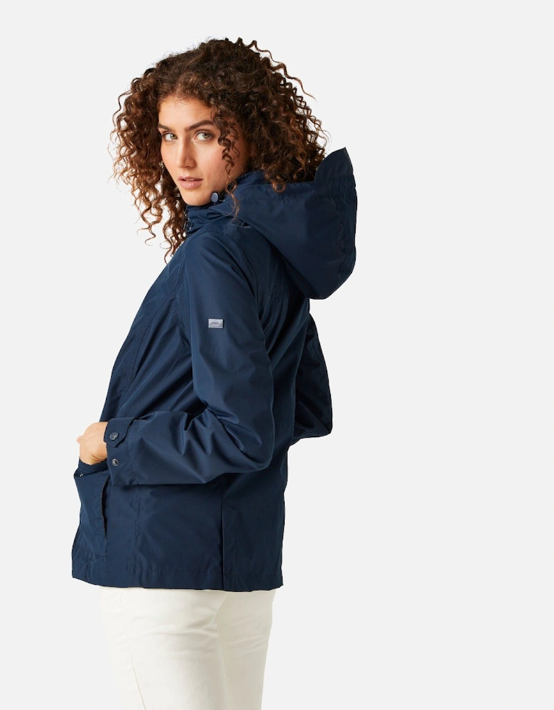 Womens Navassa Full Zip Hooded Rain Coat