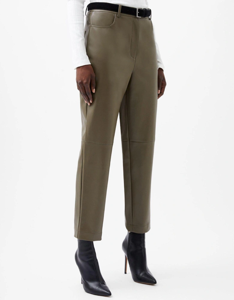 Pu Tapered Trousers