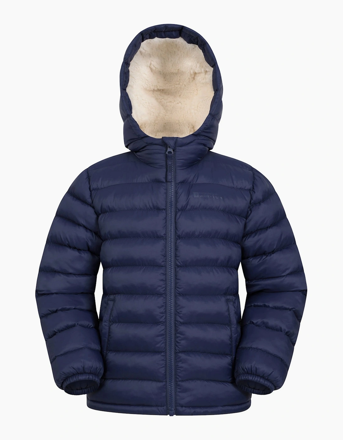 Mountain Warehouse Mountain Warehouse Childrens/Kids Seasons Faux Fur Lined Padded Jacket - Navy